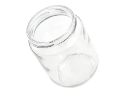 Drew Mason Tarros de mermelada de vidrio con tapa roja 48 unidades 230 ml