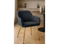 Dudeco Silla Bilbau Gold Negro