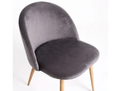 Dudeco Silla Bristol Gris oscuro