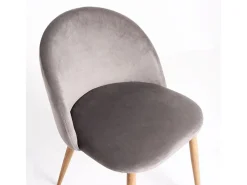 Dudeco Silla Bristol Gris claro