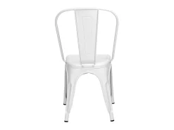 Dudeco Silla de Leeds Blanco Mate