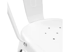 Dudeco Silla de Leeds Blanco Mate