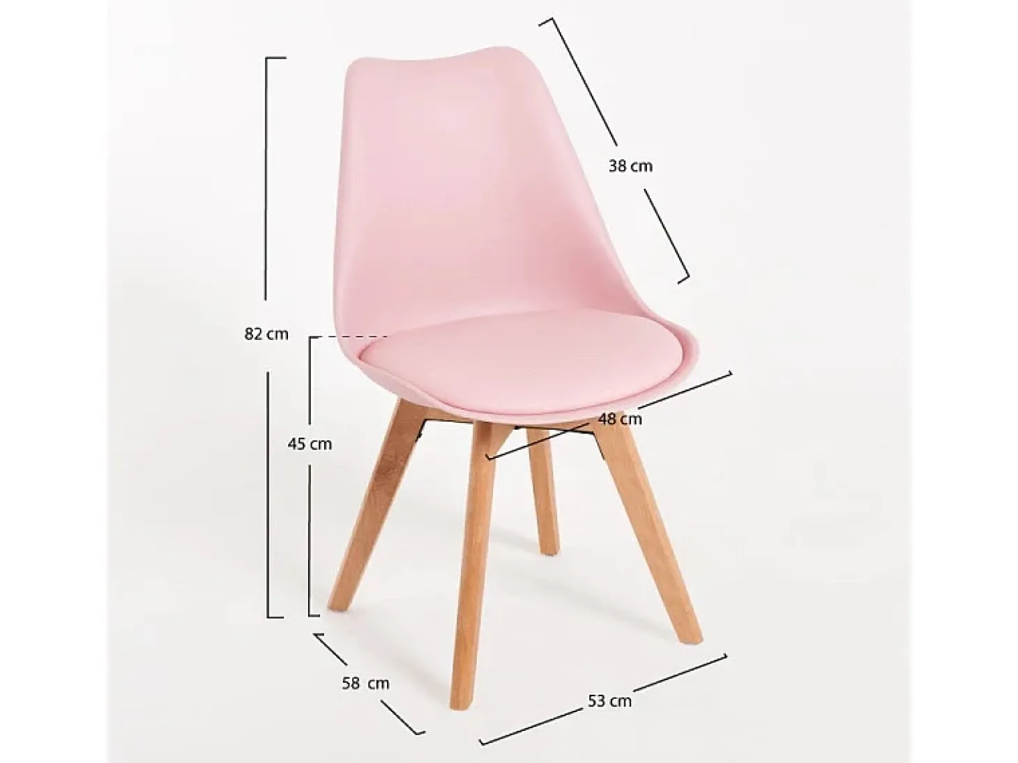 Dudeco Silla Skagen Basic Rosa