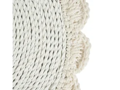 El Mantel Individual Macrame Marriage - Natural