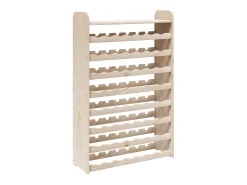 Eldon Botellero con tablero superior madera de pino 72,5x25x111,5 cm