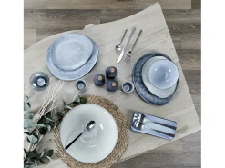 Ensaladera de gres gris 3 L Au grès du temps