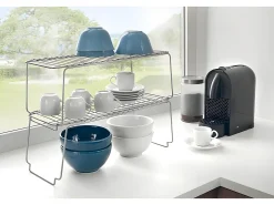 Estante apilable SPACE LINE Metaltex Gris 45x19x18 cm