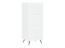 Estantería blanca 34,5x32,5x90 cm madera de ingeniería