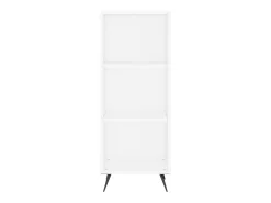 Estantería blanca 34,5x32,5x90 cm madera de ingeniería