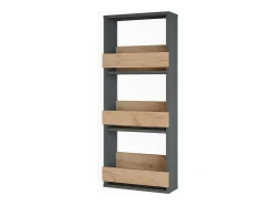 Estantería de pared oro power roble/antracita 40x15.1x98 repose