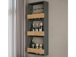 Estantería de pared oro power roble/antracita 40x15.1x98 repose