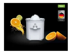 Exprimidor eléctrico BRAUN CJ3050WH - 60 W - Blanco con vertedor y sistema anti-goteo