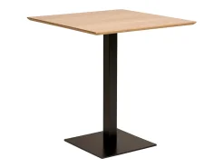 FANO salontafel 70 cm – Licht of zwart hout – Minimalistisch design-Color Negro