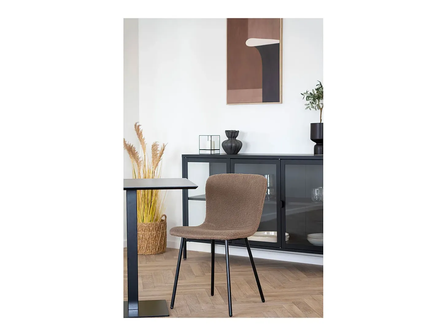 FANO salontafel 70 cm – Licht of zwart hout – Minimalistisch design-Color Negro