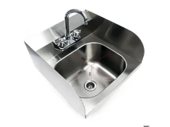 Fregadero de acero inoxidable lavabo gastronorm lavabo cuadrado lavabo fregadero grifo 16_0002396
