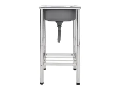 Fregadero de camping Fregadero individual Acero inoxidable