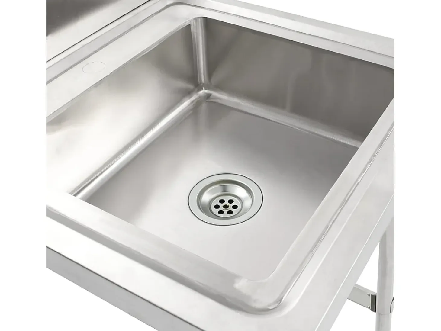 Fregadero de cocina con un seno acero inoxidable ES979477