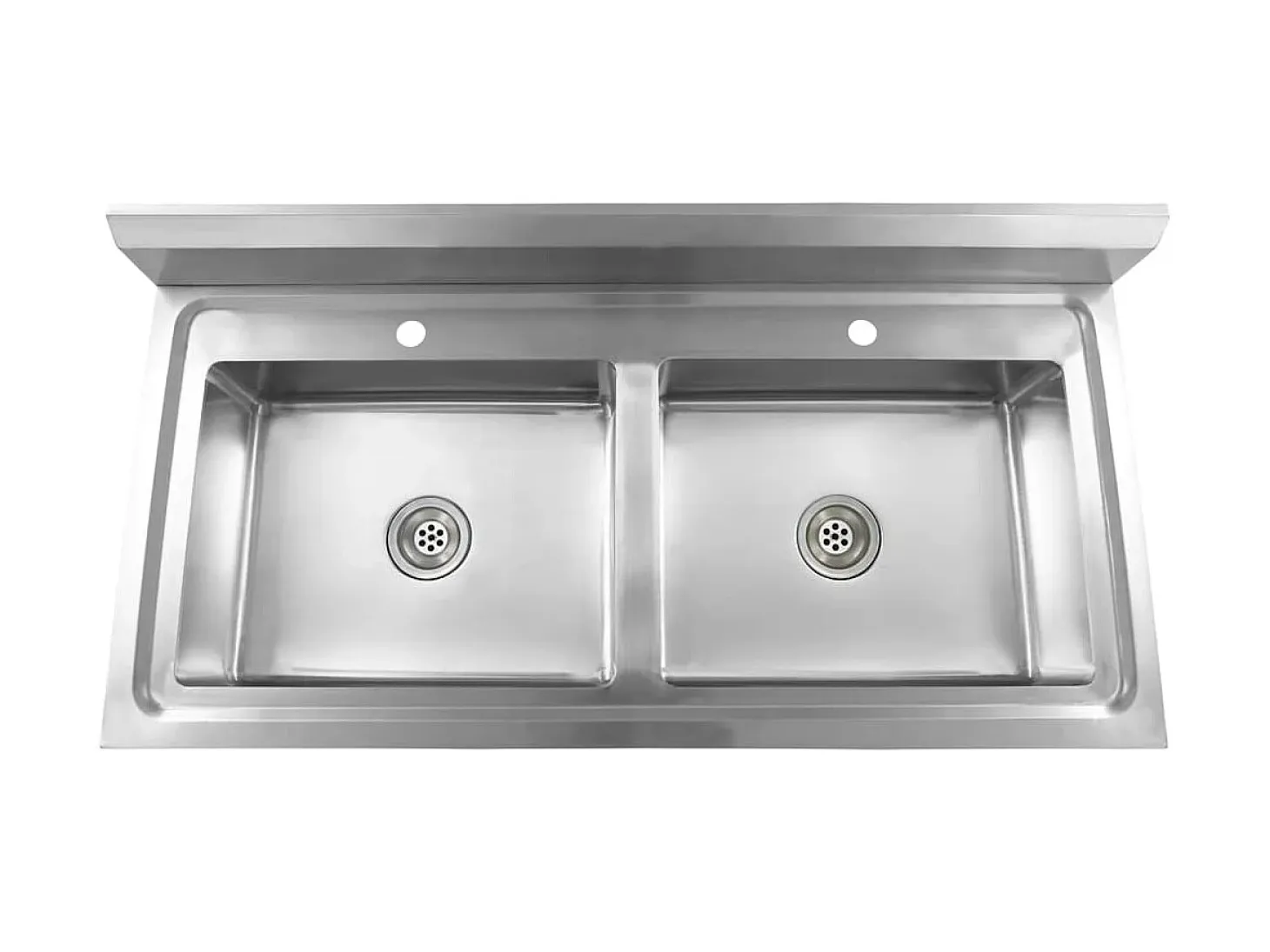 Fregadero de cocina de doble seno de acero inoxidable