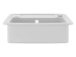 Fregadero de cocina de granito con un seno blanco ES961985