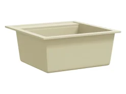 Fregadero de cocina de granito con un seno beige ES162713