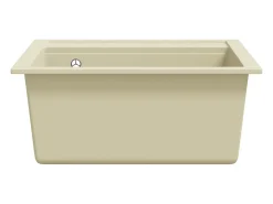 Fregadero de cocina de granito con un seno beige ES162713