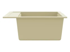 Fregadero de cocina de granito con un seno beige ES162713