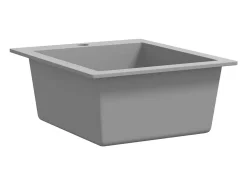 Fregadero de cocina de granito gris