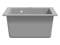 Fregadero de cocina de granito gris