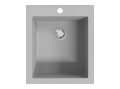 Fregadero de cocina de granito gris