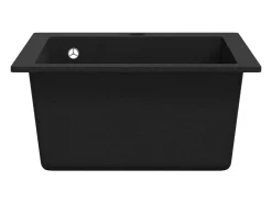 Fregadero de cocina de granito negro