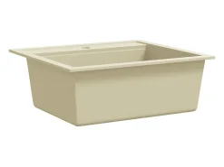 Fregadero de cocina de granito con un seno beige ES940469
