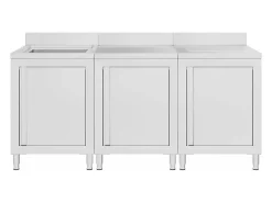 Fregadero de cocina industrial 180 x 60 x 96 cm acero inoxidable 02_0000721