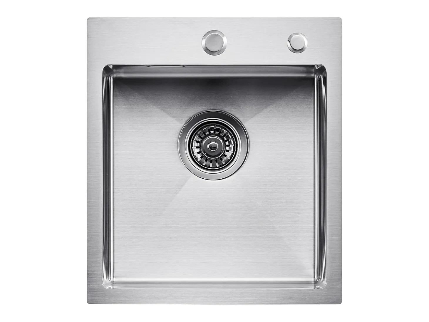 Fregadero de Cocina SucceBuy Fregadero de Cocina de 40 cm, de Acero Inoxidable, de un Solo Seno y Bajo Encimera, para Barra.