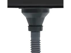 Fregadero de cocina y escurridor plateado 600x500x155 mm acero inoxidable