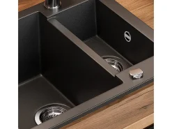 Fregadero negro 58x50x28 prag