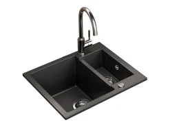 Fregadero negro 58x50x28 prag