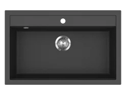 Fregadero negro 80x51x20 sydney