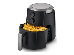 Freidora de Aire Caliente MEDION MD13020 1500W 4,7L Temporizador 60min Temperatura 80-200°C Negro