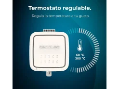 Freidora de aire Cecotec Cecofry Antique 5000 Window 1500W 5L diseño retro con ventana blanco
