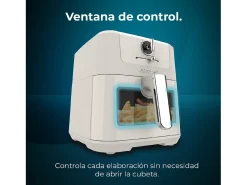 Freidora de aire Cecotec Cecofry Antique 5000 Window 1500W 5L diseño retro con ventana blanco