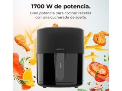 Freidora de aire Cecotec Cecofry Fantastik 6500 1700W 6,5L negro