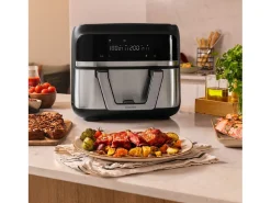 Freidora de aire Cecotec Cecofry Dual 9000 2850W 9L gris/negro
