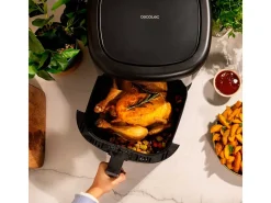 Freidora de aire Cecotec Cecofry Bombastik 6000 1700W 6L 12 modos de cocinado negro