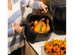 Freidora de aire Cecotec Cecofry Bombastik 6000 Full 1700W 6L 12 modos de cocinado con accesorios negro