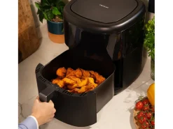 Freidora de aire Cecotec Cecofry Bombastik 6000 Full 1700W 6L 12 modos de cocinado con accesorios negro