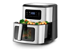 Freidora de aire Ufesa Eagle 1700W 6,5L 8 programas negro/inox