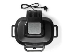 Freidora sin aceite Nedis KAAFG600BK 6L 1600W Negro - Freidora-Grill Multifuncional de Aire Caliente XL