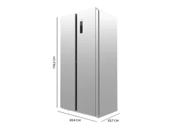 Frigorífico americano Cecotec Bolero CoolMarket SBS 430 E Total No Frost 430L E inox 176,3 cm