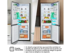 Frigorífico combi Hisense RB390N4ACE No Frost 304L E inox 186 cm