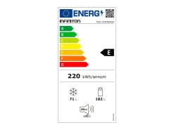 Frigorífico combi Infiniton FGC-253C80WEJ Total No Frost 253L Multiflow Cold Air Surrounding E blanco 180 cm